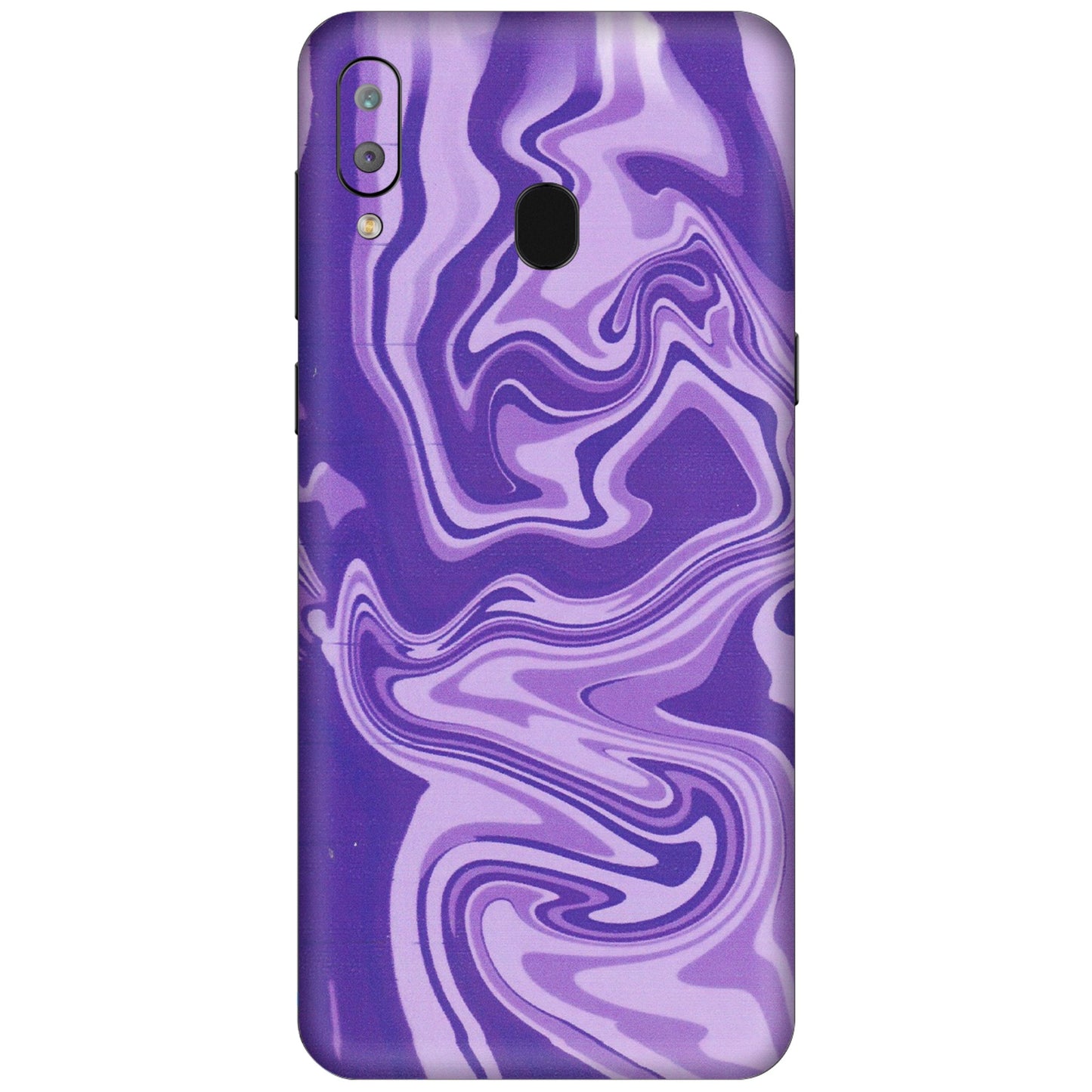 Samsung A/S Series Phone Skins (All Models) - Hazy Purple Nights - Matte Finish (M-14) Samsung Galaxy A30
