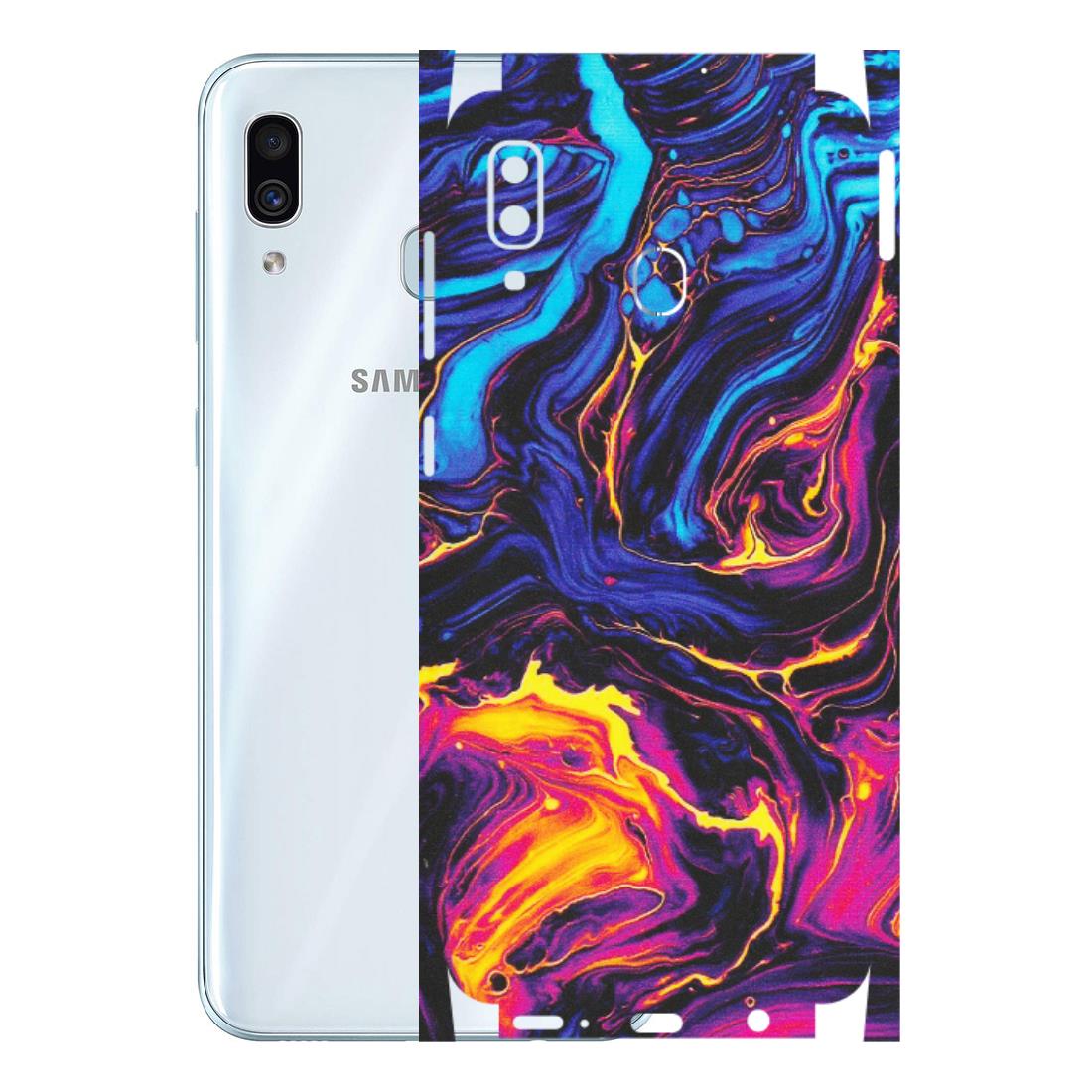 Samsung A/S Series Phone Skins (All Models) - Abstract Paint Classy - Matte Finish (M-15) Samsung Galaxy A30