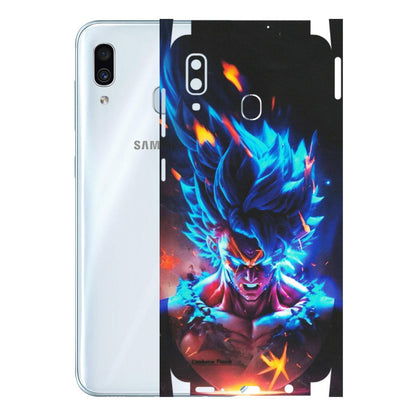 Samsung A/S Series Phone Skins (All Models) - Angry Goku Dragon Ball Anime - Matte Finish (M-150) Samsung Galaxy A30