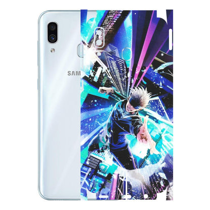 Samsung A/S Series Phone Skins (All Models) - Manga Action Jujustu Kaisen Anime - Matte Finish (M-155) Samsung Galaxy A30
