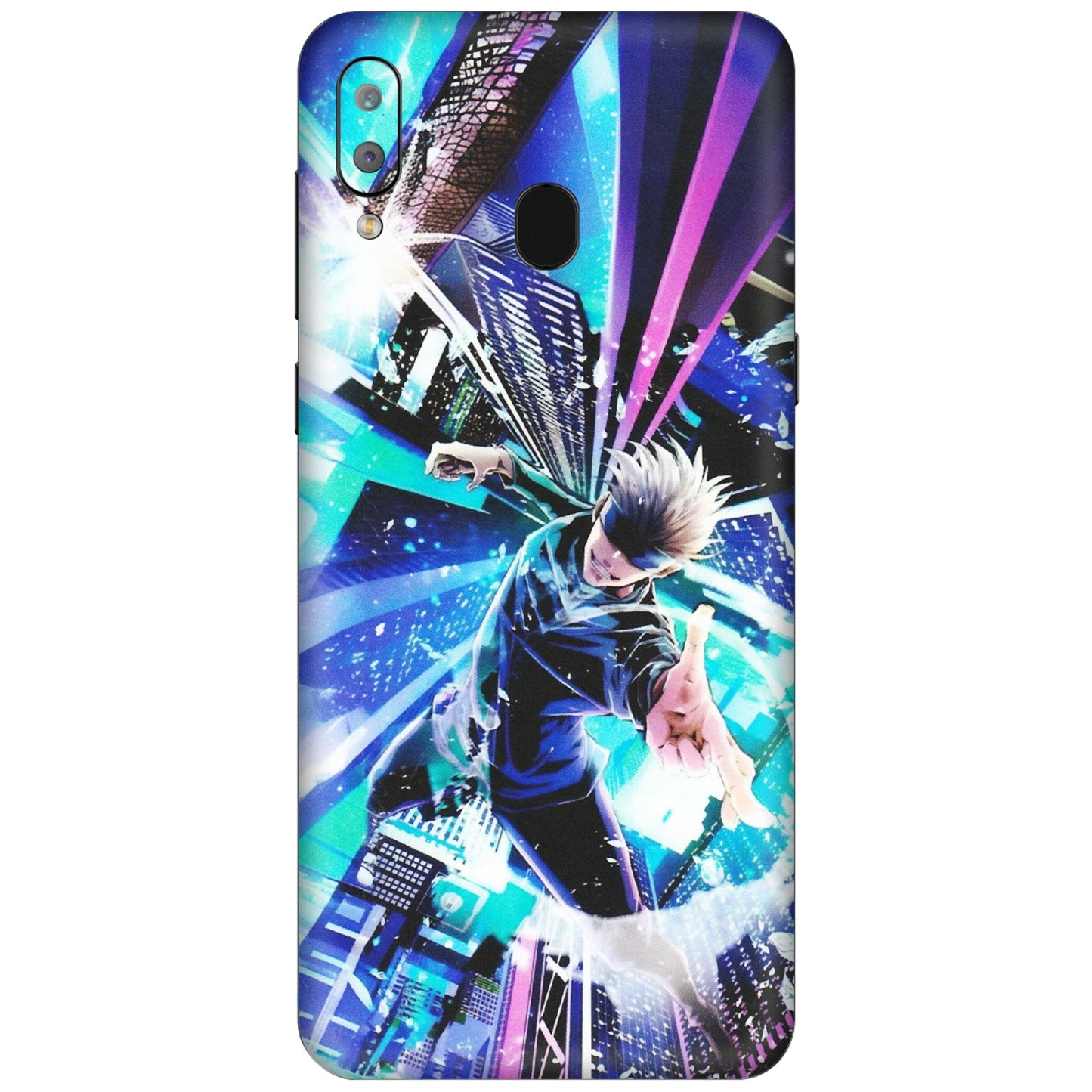 Samsung A/S Series Phone Skins (All Models) - Manga Action Jujustu Kaisen Anime - Matte Finish (M-155) Samsung Galaxy A30