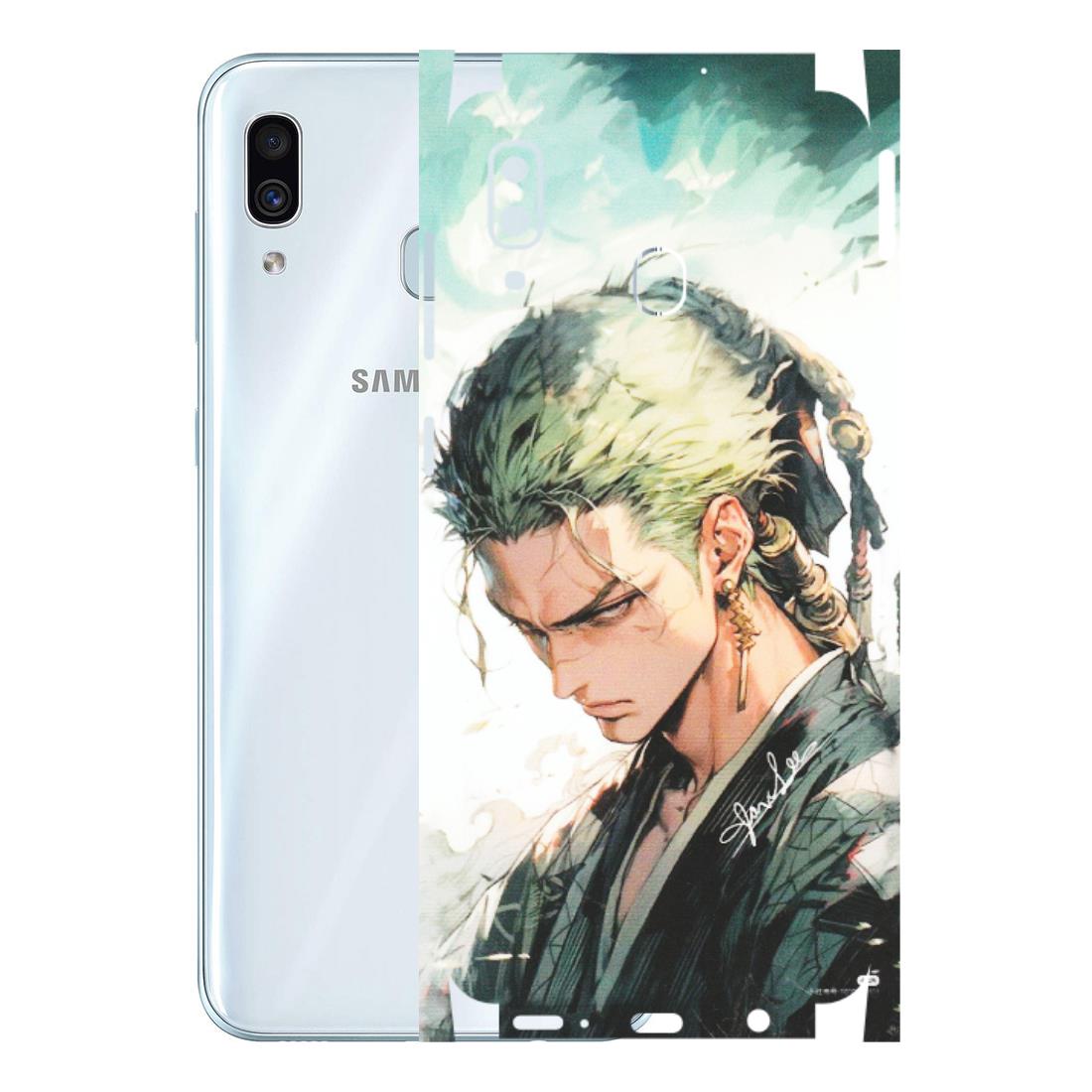 Samsung A/S Series Phone Skins (All Models) - Pirate Hunter One Piece Anime - Matte Finish (M-157) Samsung Galaxy A30