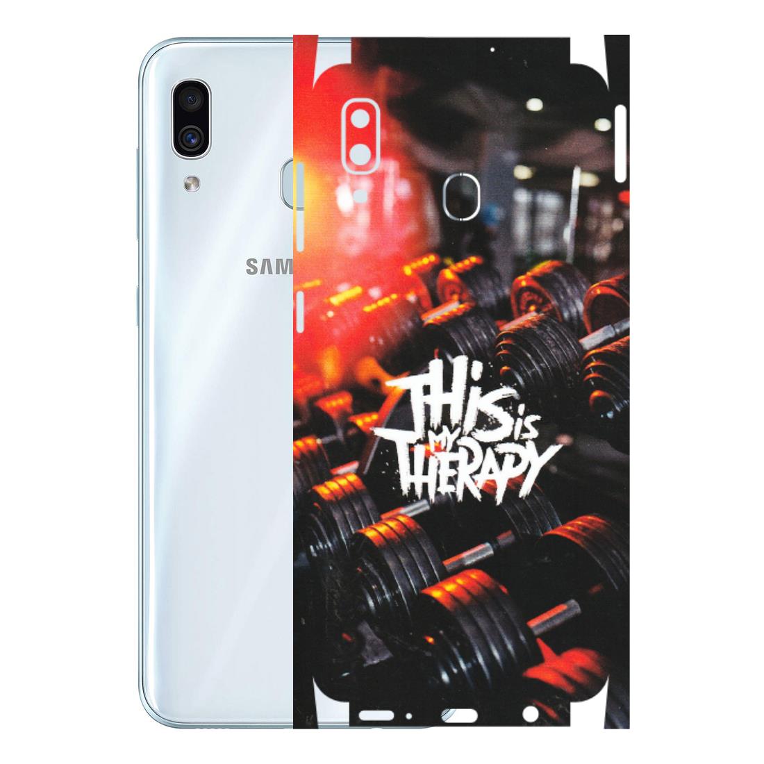 Samsung A/S Series Phone Skins (All Models) - GYM Lover Therapy - Matte Finish (M-160) Samsung Galaxy A30
