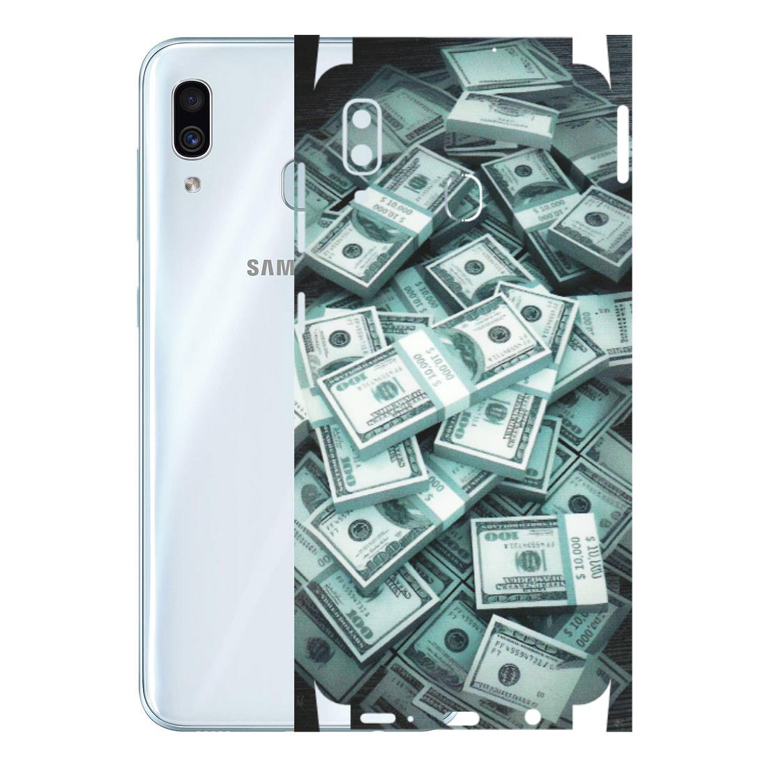 Samsung A/S Series Phone Skins (All Models) - Hundred Dollar Bill - Matte Finish (M-162) Samsung Galaxy A30