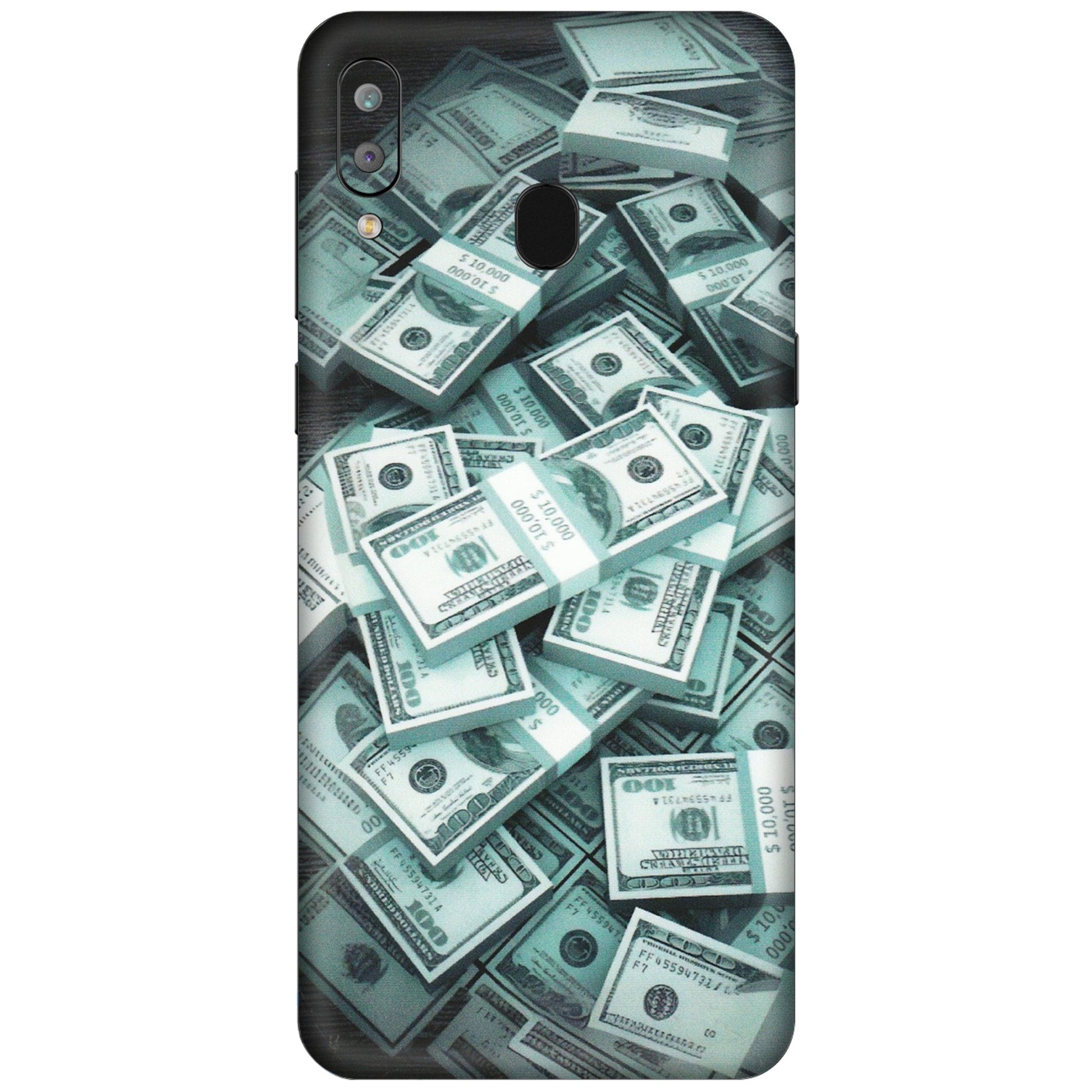 Samsung A/S Series Phone Skins (All Models) - Hundred Dollar Bill - Matte Finish (M-162) Samsung Galaxy A30