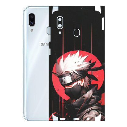 Samsung A/S Series Phone Skins (All Models) - Naruto Anime Blood - Matte Finish (M-170) Samsung Galaxy A30
