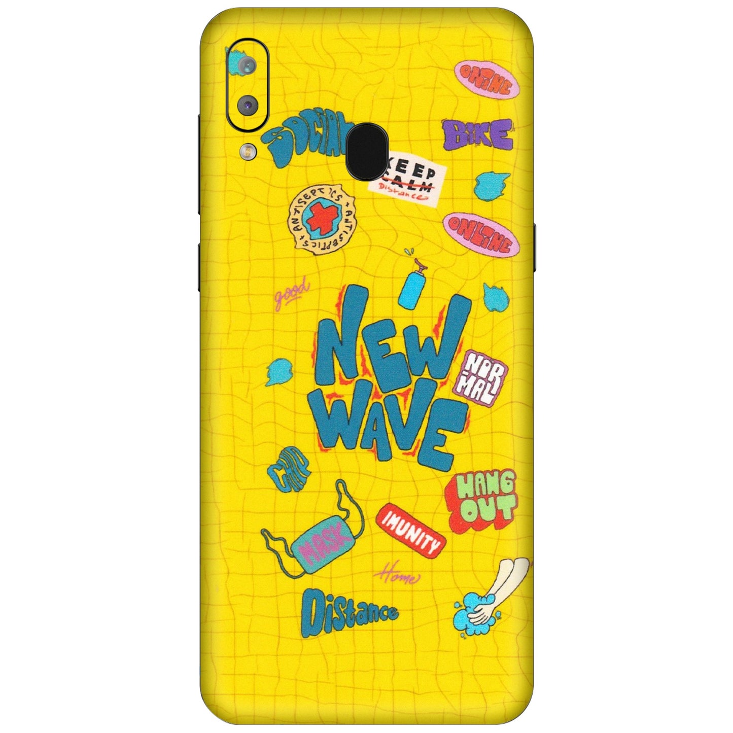 Samsung A/S Series Phone Skins (All Models) - New Wave Life - Matte Finish (M-17) Samsung Galaxy A30