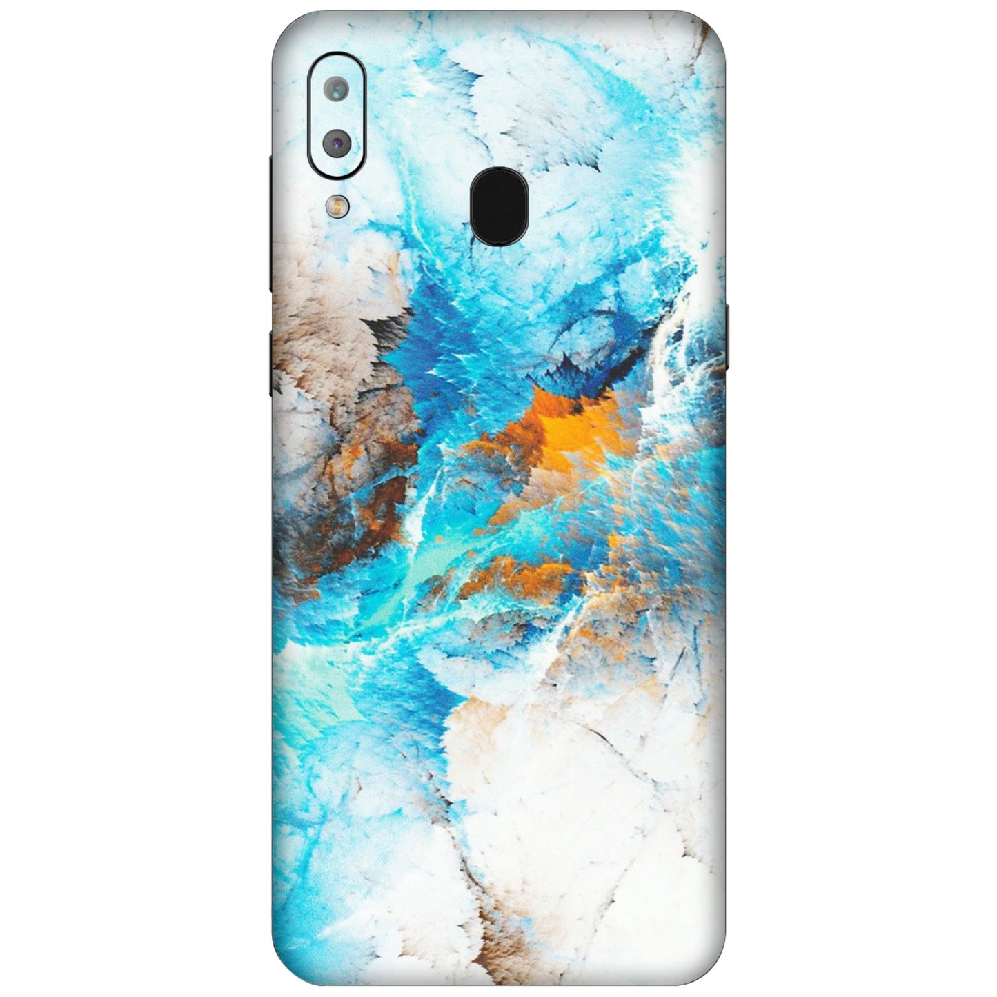 Samsung A/S Series Phone Skins (All Models) - Blue Waves Abstract - Matte Finish (M-19) Samsung Galaxy A30