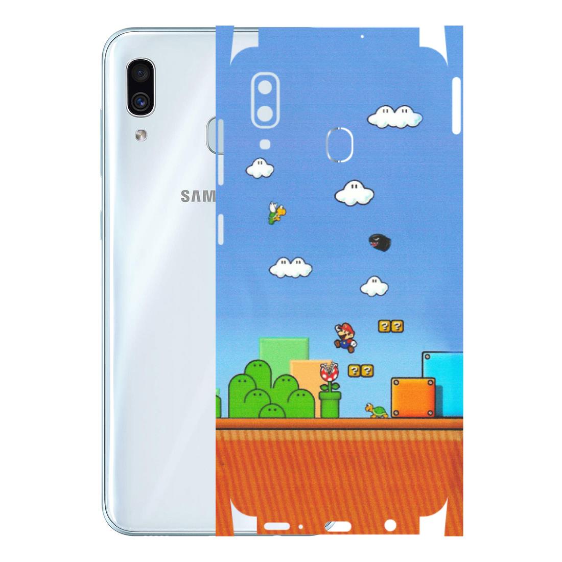 Samsung A/S Series Phone Skins (All Models) - Mario Game Scene - Matte Finish (M-24) Samsung Galaxy A30