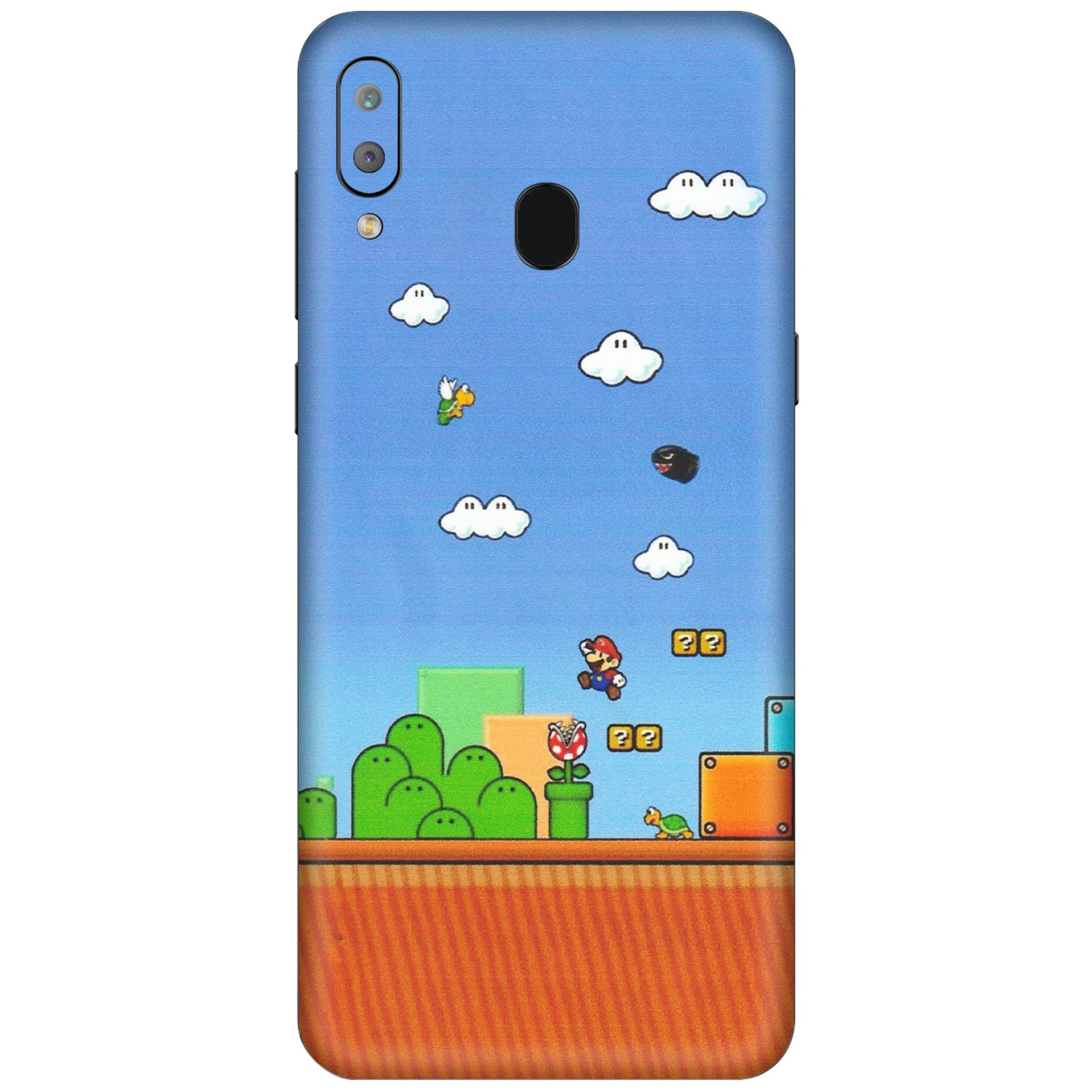 Samsung A/S Series Phone Skins (All Models) - Mario Game Scene - Matte Finish (M-24) Samsung Galaxy A30