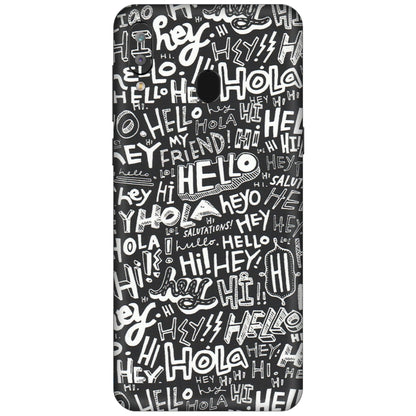 Samsung A/S Series Phone Skins (All Models) - Hi Hello Doodles - Matte Finish (M-25) Samsung Galaxy A30