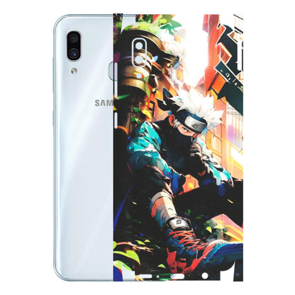Samsung A/S Series Phone Skins (All Models) - Ash & Pikachu - Matte Finish (M-26) Samsung Galaxy A30
