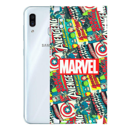 Samsung A/S Series Phone Skins (All Models) - Marvel Comic Lover - Matte Finish (M-30) Samsung Galaxy A30
