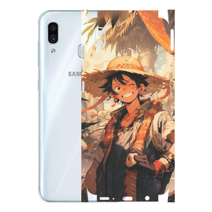 Samsung A/S Series Phone Skins (All Models) - Anime Character Smile - Matte Finish (M-33) Samsung Galaxy A30