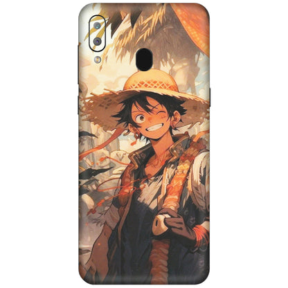 Samsung A/S Series Phone Skins (All Models) - Anime Character Smile - Matte Finish (M-33) Samsung Galaxy A30