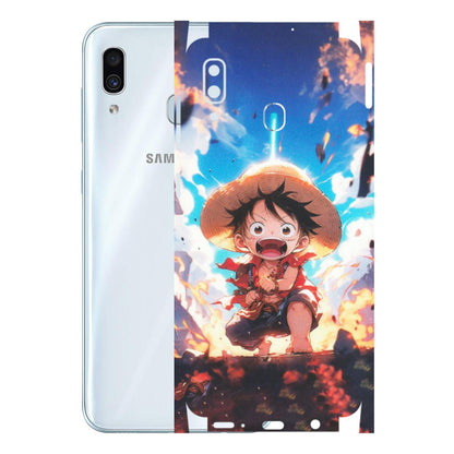 Samsung A/S Series Phone Skins (All Models) - Toon One Piece Cute Character - Matte Finish (M-35) Samsung Galaxy A30