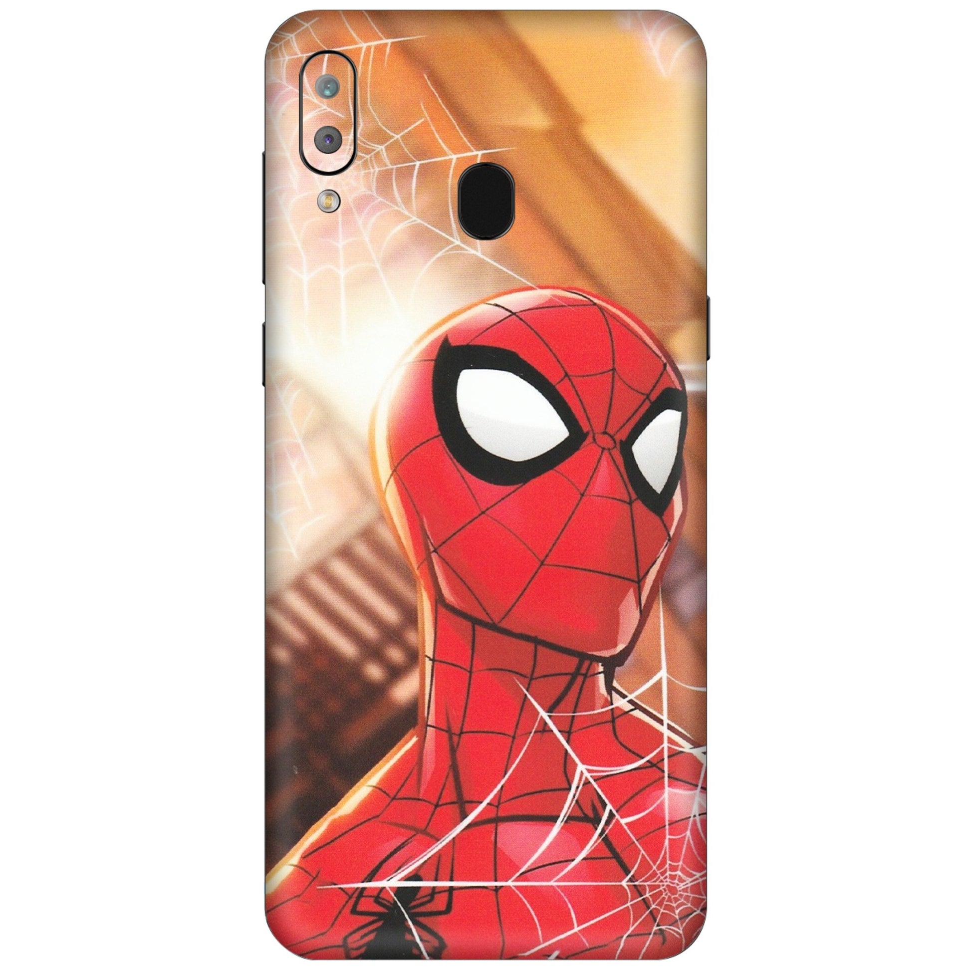 Samsung A/S Series Phone Skins (All Models) - Spiderman Face New - Matte Finish (M-41) Samsung Galaxy A30