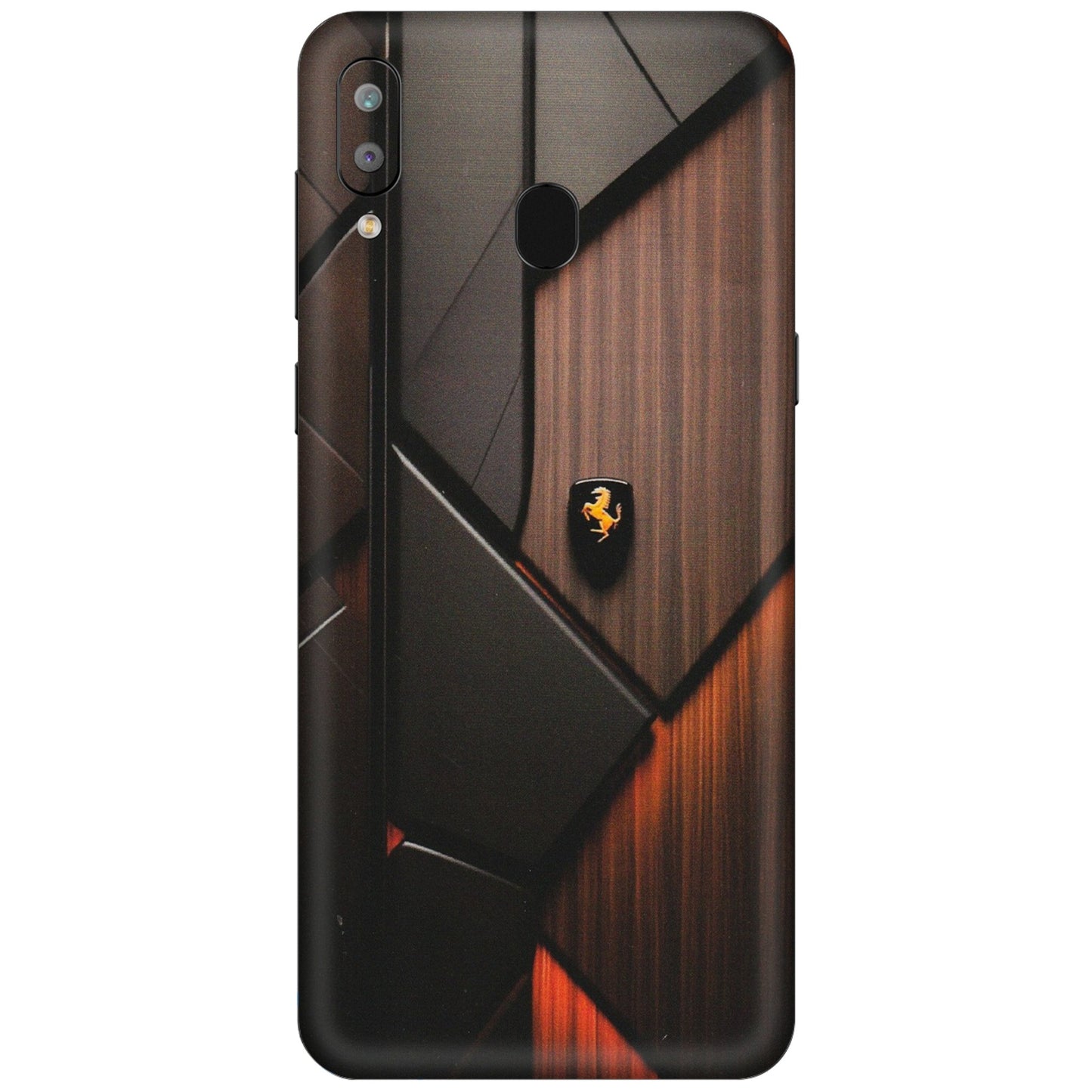 Samsung A/S Series Phone Skins (All Models) - Lambo Beauty Wood Pattern Sober - Matte Finish (M-51) Samsung Galaxy A30