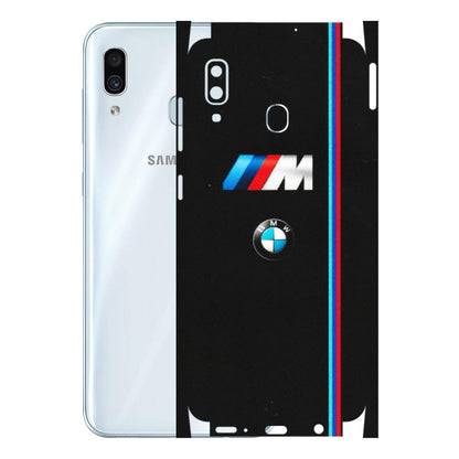 Samsung A/S Series Phone Skins (All Models) - Styling With Black BMW - Matte Finish (M-74) Samsung Galaxy A30