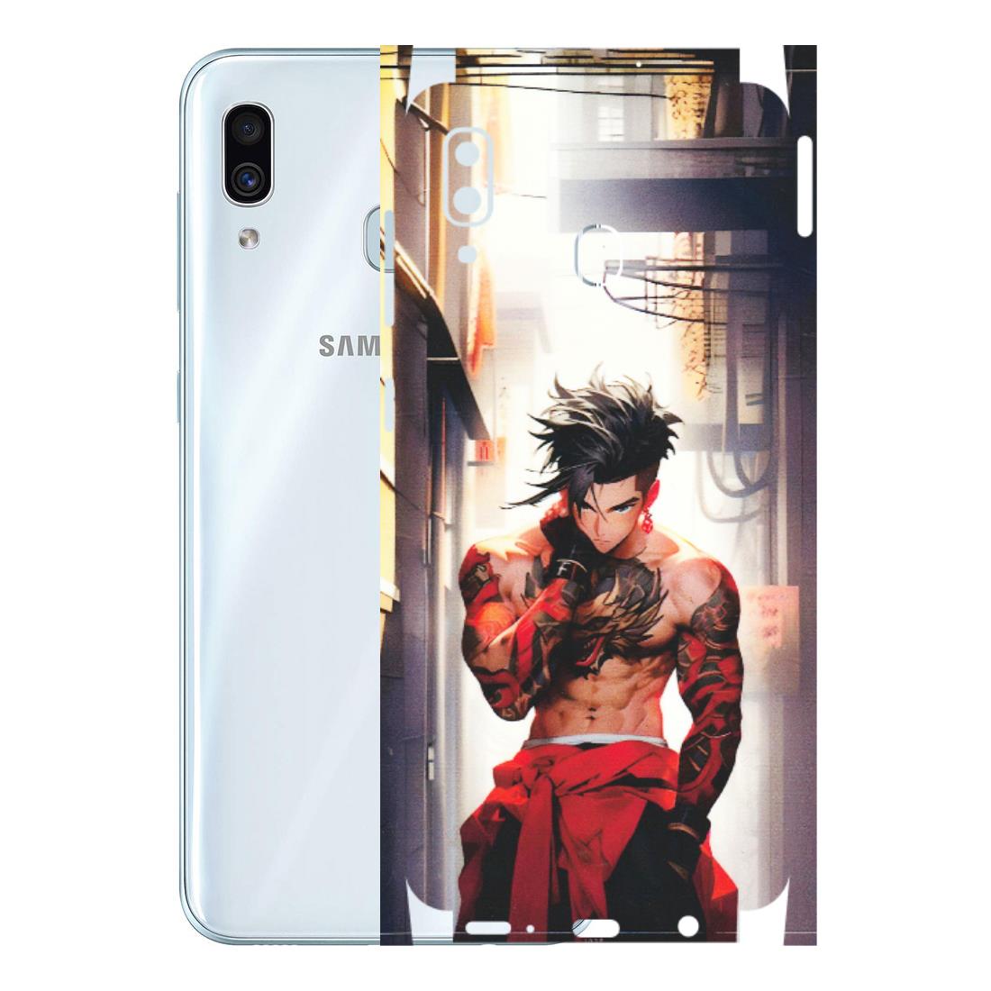 Samsung A/S Series Phone Skins (All Models) - In the streets of Japan - Matte Finish (M-77) Samsung Galaxy A30