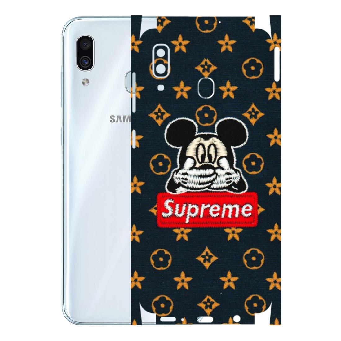 Samsung A/S Series Phone Skins (All Models) - Mickey Supreme - Matte Finish (M-83) Samsung Galaxy A30