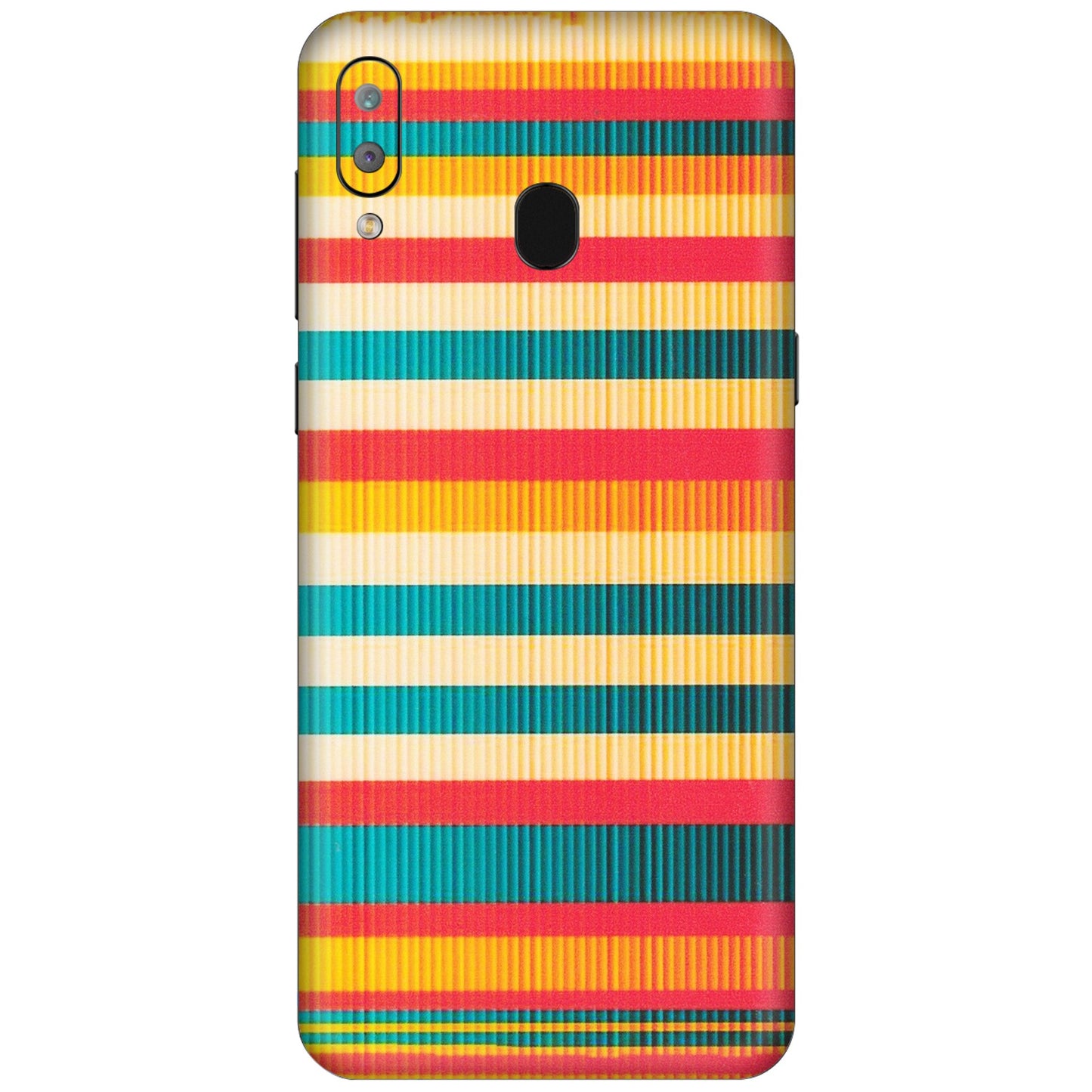 Samsung A/S Series Phone Skins (All Models) - Colourful Stripes Soothing Effect - Matte Finish (M-86) Samsung Galaxy A30