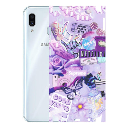 Samsung A/S Series Phone Skins (All Models) - Supreme Purple Magic - Matte Finish (M-88) Samsung Galaxy A30