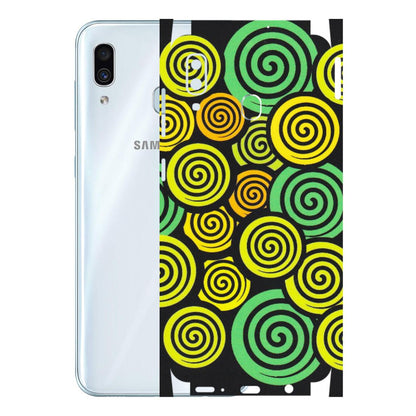 Samsung A/S Series Phone Skins (All Models) - Crazy Spiral - Matte Finish (M-91) Samsung Galaxy A30
