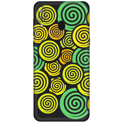 Samsung A/S Series Phone Skins (All Models) - Crazy Spiral - Matte Finish (M-91) Samsung Galaxy A30