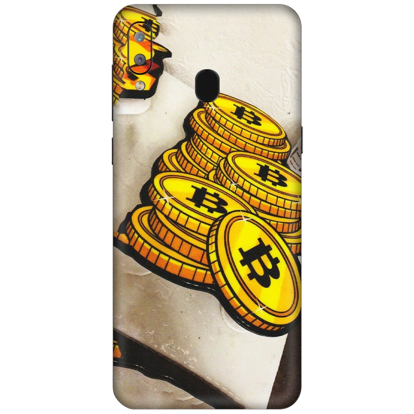 Samsung A/S Series Phone Skins (All Models) - Billionaire Bitcoin Collection - Matte Finish (M-92) Samsung Galaxy A30