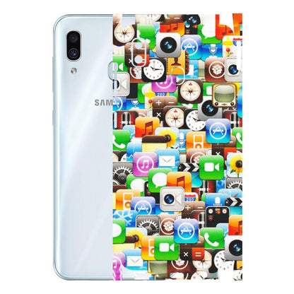 Samsung A/S Series Phone Skins (All Models) - All Apple Icons - Matte Finish (M-93) Samsung Galaxy A30