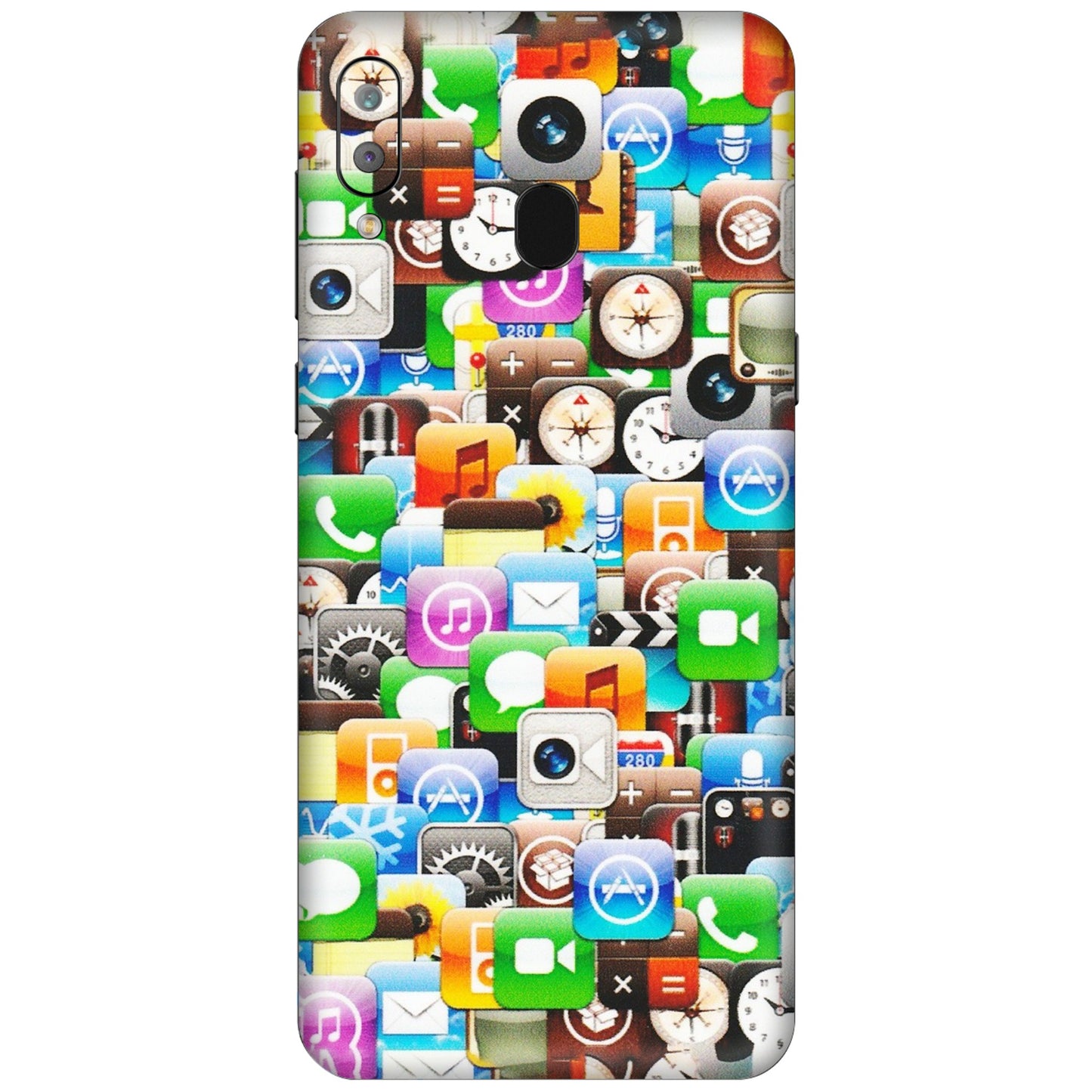 Samsung A/S Series Phone Skins (All Models) - All Apple Icons - Matte Finish (M-93) Samsung Galaxy A30