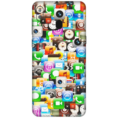 Samsung A/S Series Phone Skins (All Models) - All Apple Icons - Matte Finish (M-93) Samsung Galaxy A30