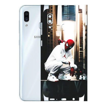 Samsung A/S Series Phone Skins (All Models) - Sportsman Spider Man - Matte Finish (M-94) Samsung Galaxy A30