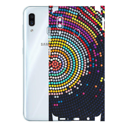 Samsung A/S Series Phone Skins (All Models) - Rainbow Dot Mandala - Matte Finish (M-97) Samsung Galaxy A30