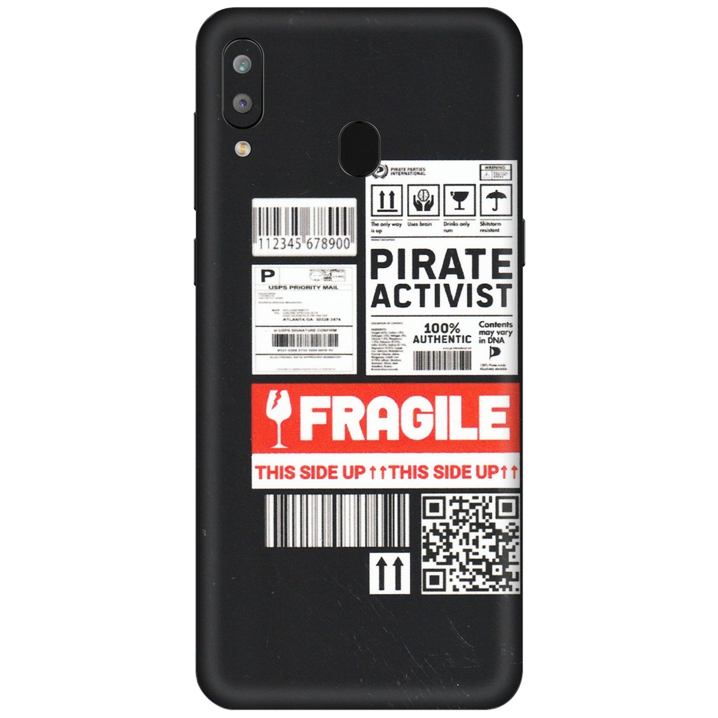 Samsung A/S Series Phone Skins (All Models) - Handle With Care - Matte Finish (M-99) Samsung Galaxy A30