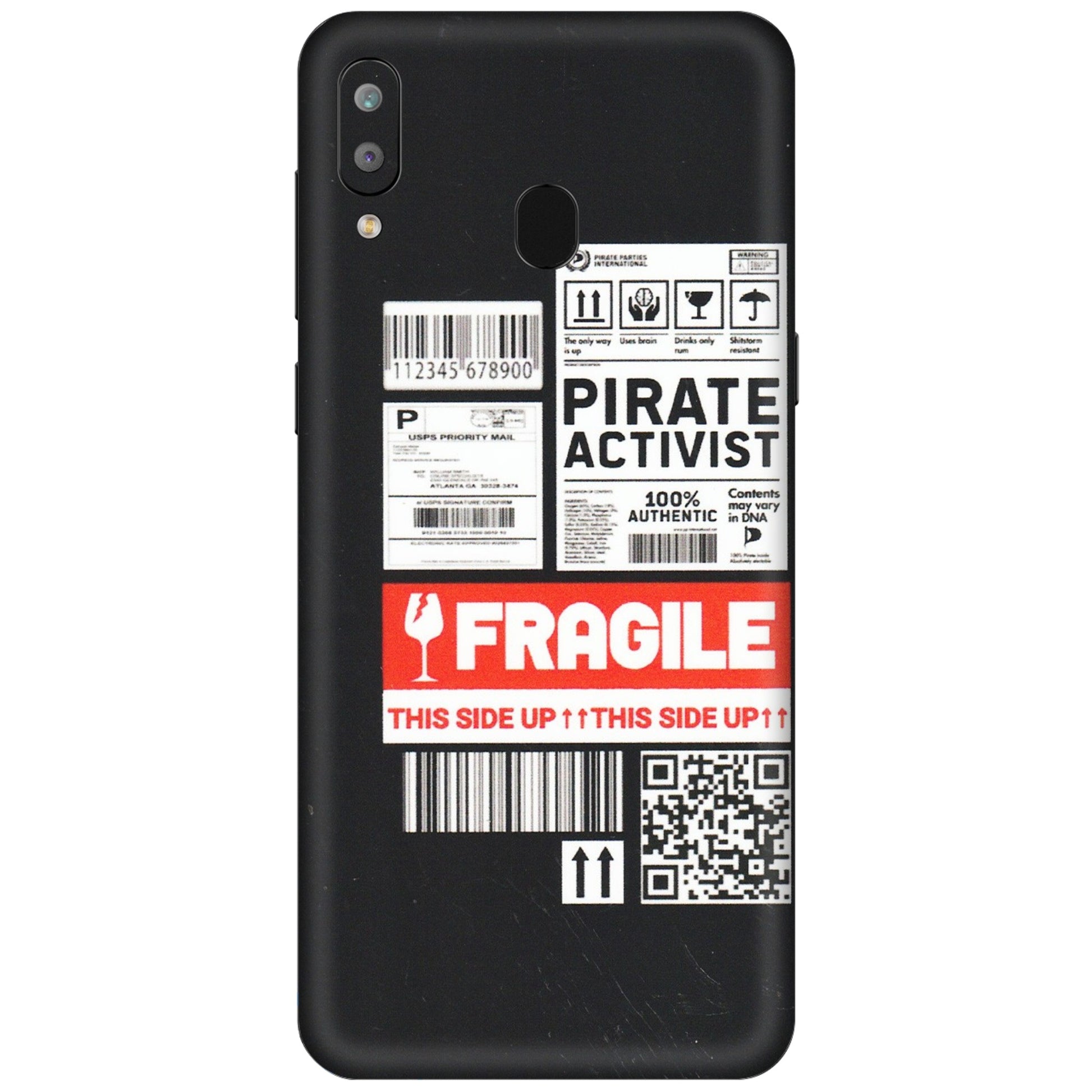 Samsung A/S Series Phone Skins (All Models) - Handle With Care - Matte Finish (M-99) Samsung Galaxy A30