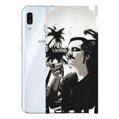 Samsung A/S Series Phone Skins (All Models) - Pab Escobar - Transparent Finish (T-05) Samsung Galaxy A30