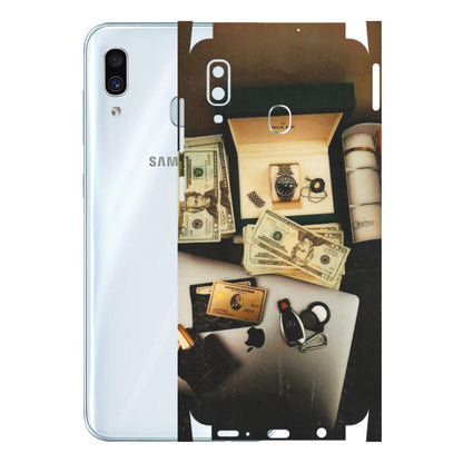 Samsung A/S Series Phone Skins (All Models) - Luxury Lifestyle - Transparent Finish (T-11) Samsung Galaxy A30