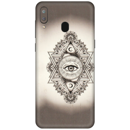 Samsung A/S Series Phone Skins (All Models) - Illuminati Great Eye - Transparent Finish (T-14) Samsung Galaxy A30