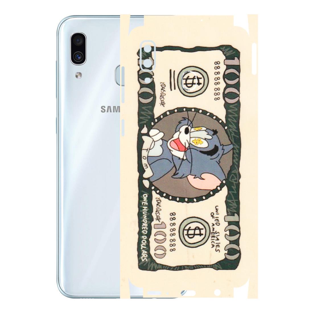 Samsung A/S Series Phone Skins (All Models) - One Hundred Dollar Tom - Transparent Finish (T-16) Samsung Galaxy A30