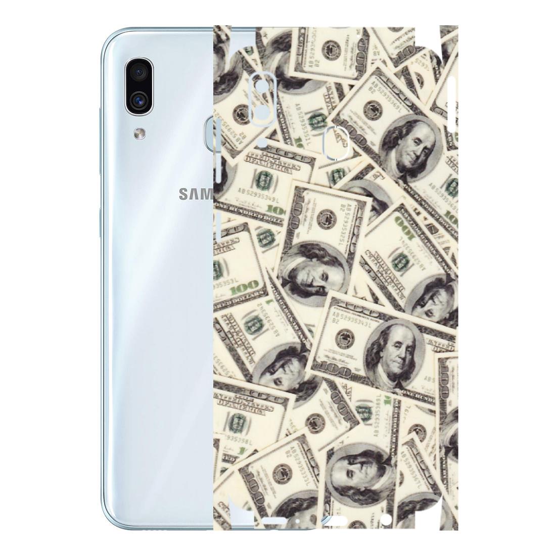 Samsung A/S Series Phone Skins (All Models) - Dollar Lover - Transparent Finish (T-17) Samsung Galaxy A30