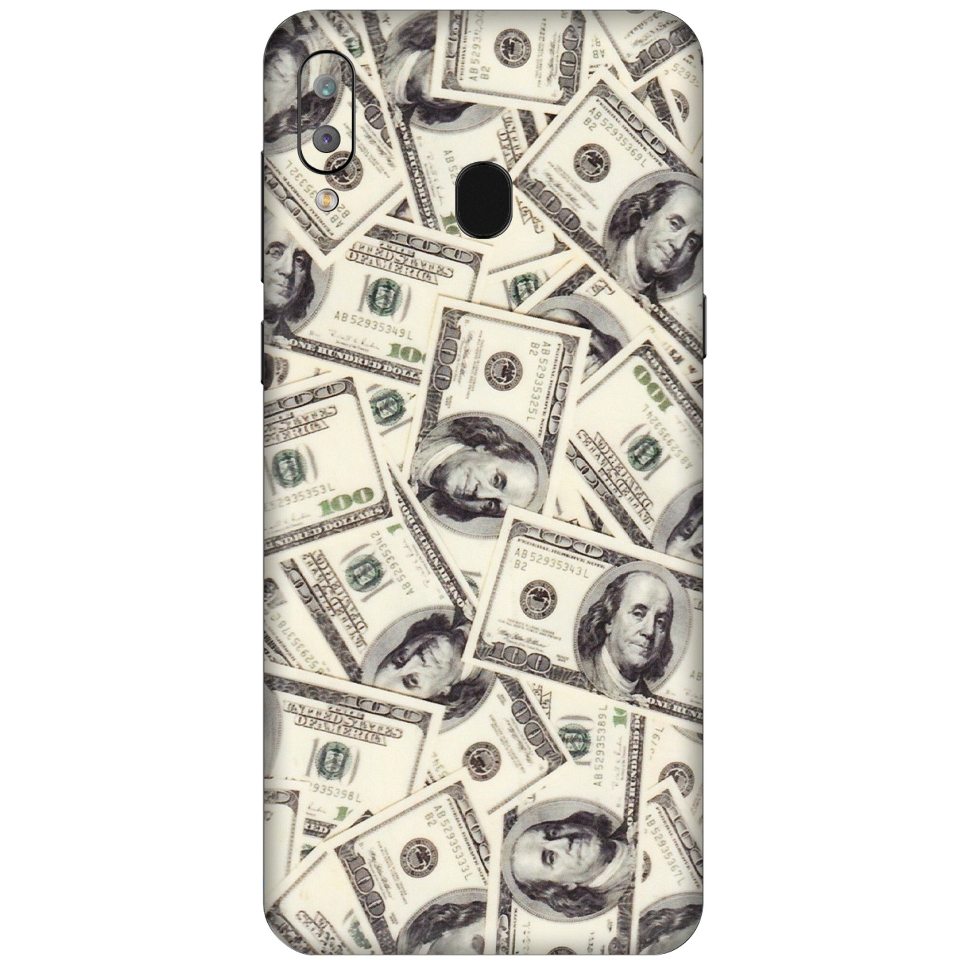 Samsung A/S Series Phone Skins (All Models) - Dollar Lover - Transparent Finish (T-17) Samsung Galaxy A30