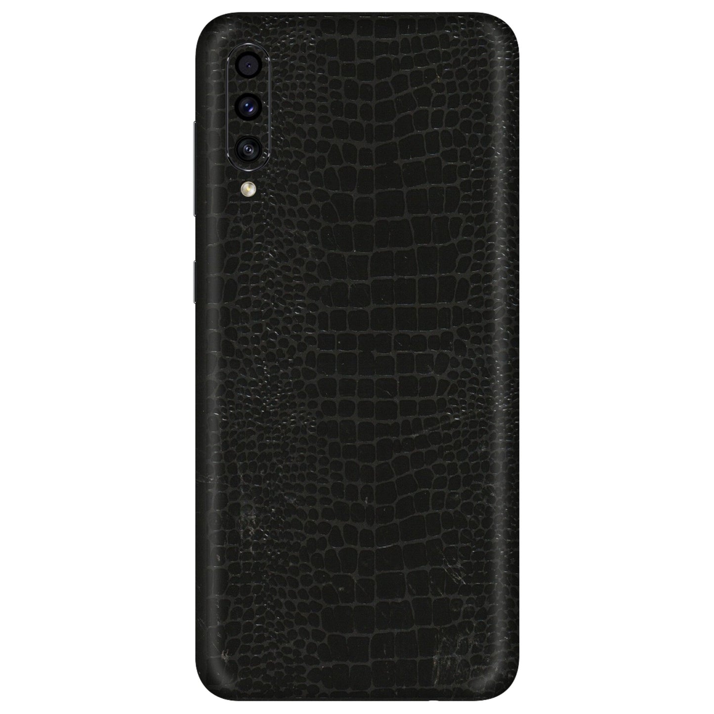 Samsung A/S Series Phone Skins (All Models) - Snake Leather Black - 3D Embossed Finish (L-107) Samsung Galaxy A30s