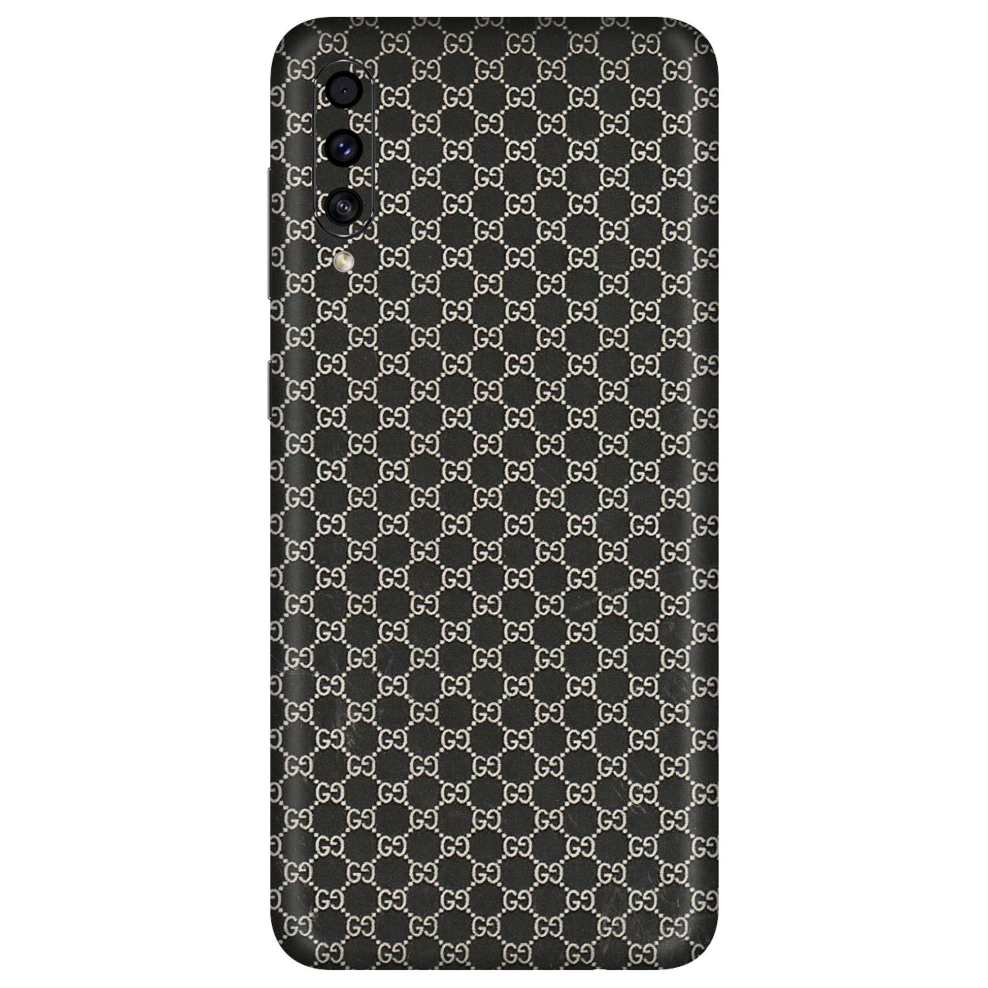 Samsung A/S Series Phone Skins (All Models) - Black G Print - 3D Embossed Finish (L-109) Samsung Galaxy A30s