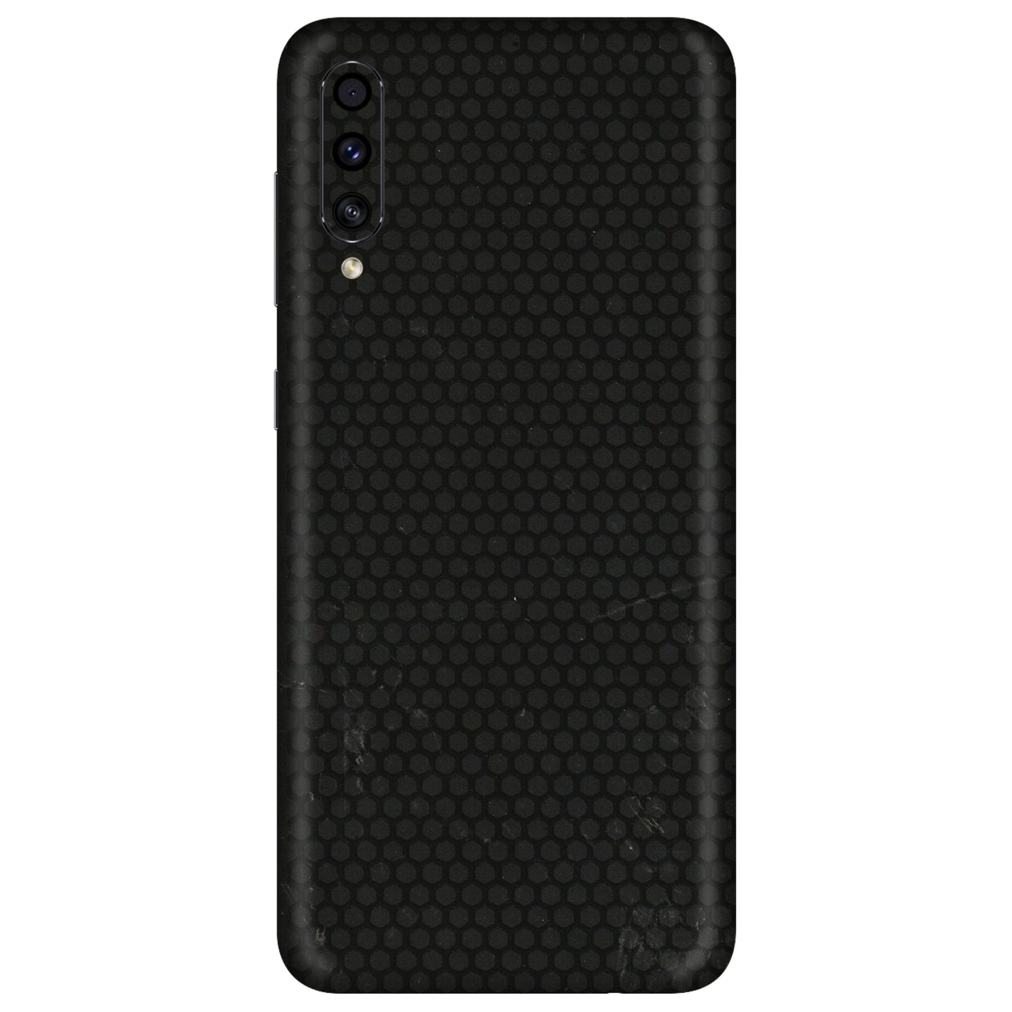 Samsung A/S Series Phone Skins (All Models) - Black honeycomb - 3D Embossed Finish (L-114) Samsung Galaxy A30s