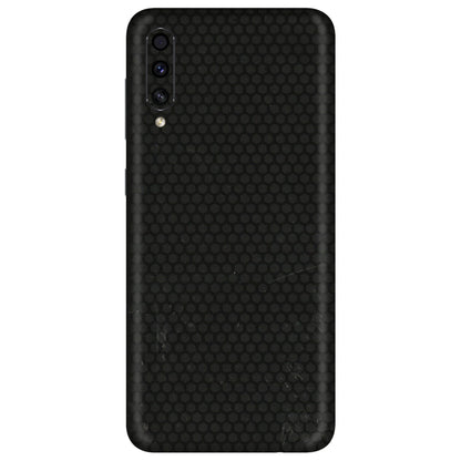Samsung A/S Series Phone Skins (All Models) - Black honeycomb - 3D Embossed Finish (L-114) Samsung Galaxy A30s