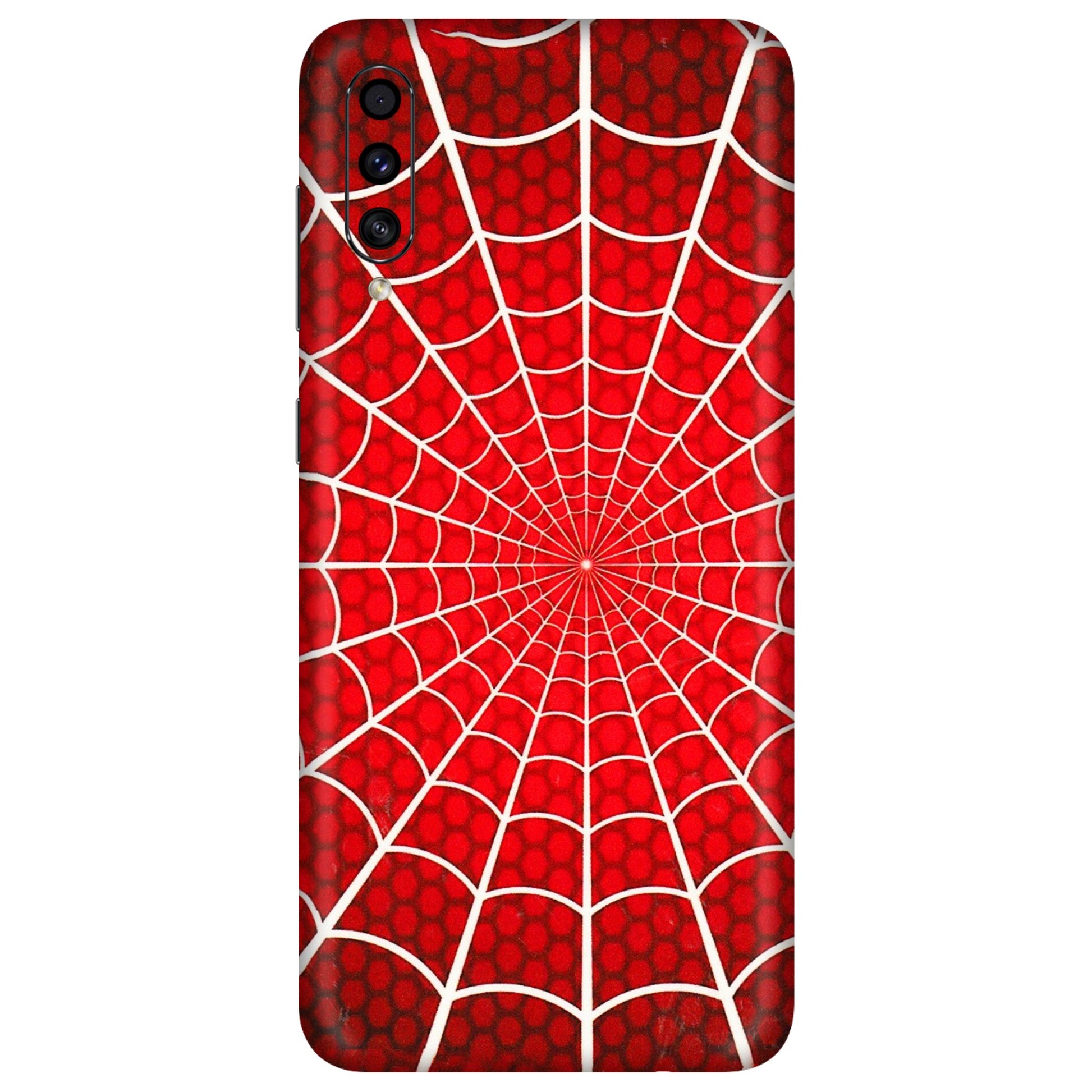 Samsung A/S Series Phone Skins (All Models) - Classic Spidey Web - 3D Embossed Finish (L-115) Samsung Galaxy A30s