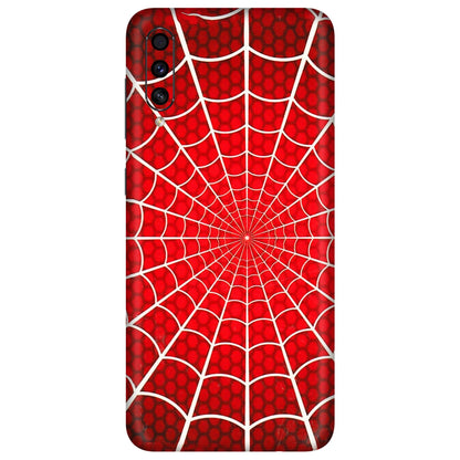 Samsung A/S Series Phone Skins (All Models) - Classic Spidey Web - 3D Embossed Finish (L-115) Samsung Galaxy A30s
