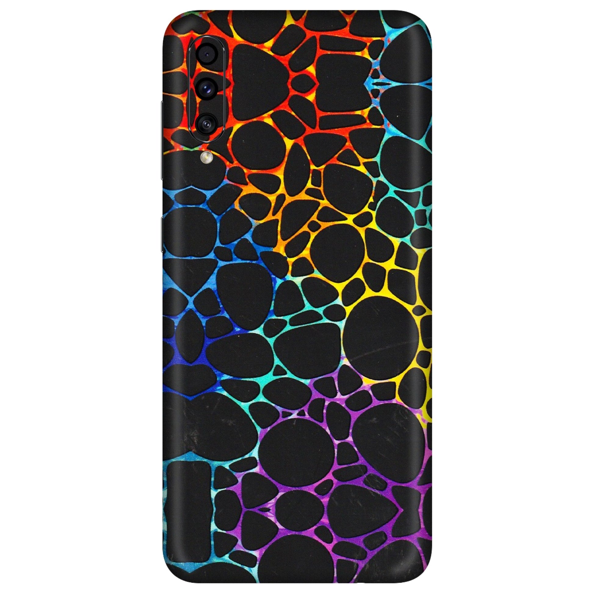 Samsung A/S Series Phone Skins (All Models) - Abstract Art MultiColour - 3D Embossed Finish (L-133) Samsung Galaxy A30s